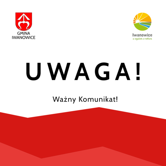 Ogłoszenie Wójta Gminy Iwanowice dot. projektu zmiany studium zagospodarowania przestrzennego